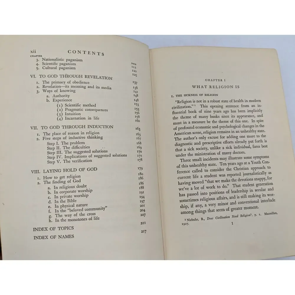 The Resources Of Religion By Georgia Harkness Methodist Theologian Vintage 1936